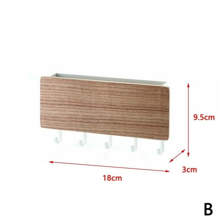 

Wooden Clothes Hook Rack Wall Mount Key Storage Hanger Holder Decor