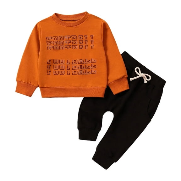 XBASW Toddler Baby Infant Sweatsuit Outfits Crewneck Olive Print Long Sleeved Sweatshirt Sweatpants Spring Fall Set for Boys Girls 3M-4Y