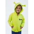 thumbnail image 4 of DreamWorks Shrek French Terry Zip Up Cosplay Hoodie Toddler to Big Kid, 4 of 5