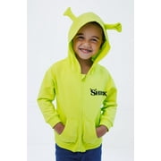 DreamWorks Shrek French Terry Zip Up Cosplay Hoodie Toddler to Big Kid