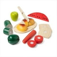 thumbnail image 3 of Melissa & Doug Cutting Food Play Food Set With Wooden Pieces, Knife, Cutting Board, 3 of 6