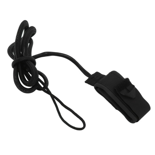 Ligne de Vie de Planche de Paddle, PVC Forte Élasticité Facilement Fixer Non Pause Réglable Corde de Surf Réglable Coffre-Fort Portable pour la Fixation Chevilles Noir