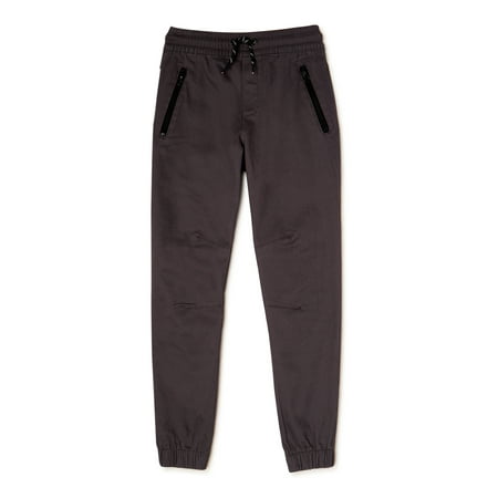Tony Hawk Boys Zip Pocket Twill Jogger Pant, Sizes 4-16