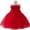 Red, variant on Weebloom Toddler Girl Dress Tutu Spaghetti Strap Red Strapless Rosette Dress Holiday Celebration Formal Wedding Party Pageant Birthday Dress Red 4 Years
