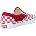 thumbnail image 6 of VANS U CLASSIC SLIP-ON UNISEX SNEAKERS - RED - Checkerboard Chili Pepper / Men 8.5 / Women 10 / Medium, 6 of 7