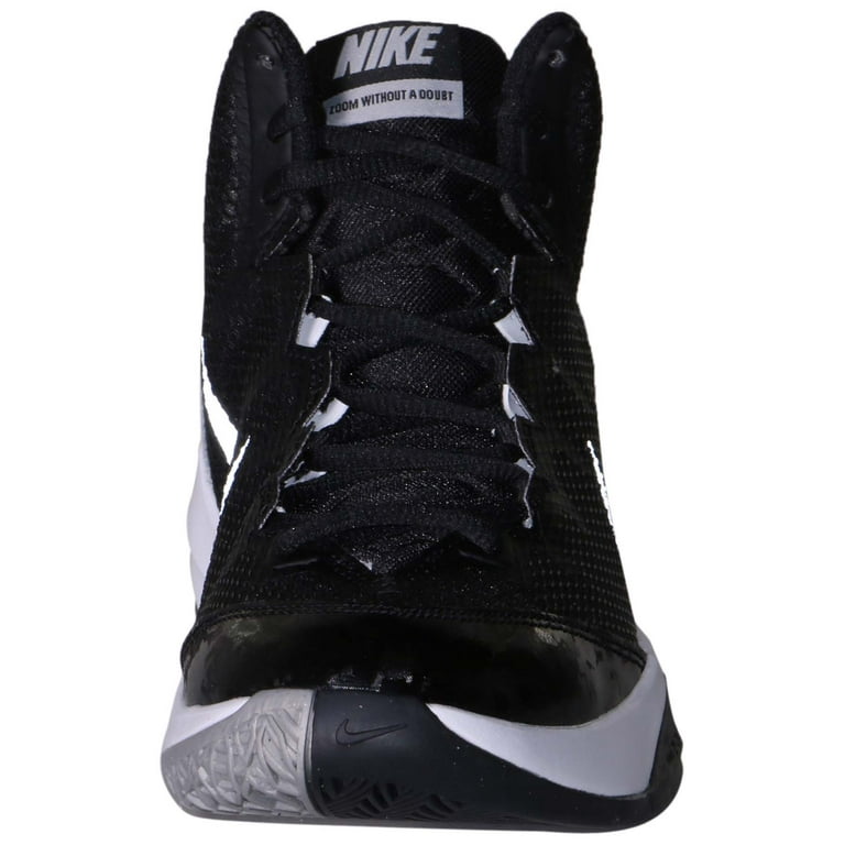 índice vesícula biliar Perímetro Nike Men's Zoom Without A Doubt Black/Metallic Silver/Flint Silver  Ankle-High Basketball Shoe - 11.5M - Walmart.com
