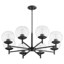 Quorum Lighting - Lyon - 8 Light Chandelier In Soft Contemporary Style-11 Inches