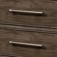 thumbnail image 3 of 2 Drawer Wooden Nightstand with Metal Bar Pulls and USB Port Brown - Saltoro Sherpi, 3 of 5