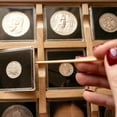 thumbnail image 5 of REGALWOVEN Coin Snap Holder Silver Dollar Coin Holders for Collectors with Foam Gasket Black 19/24/29/34/39mm, 5 of 7