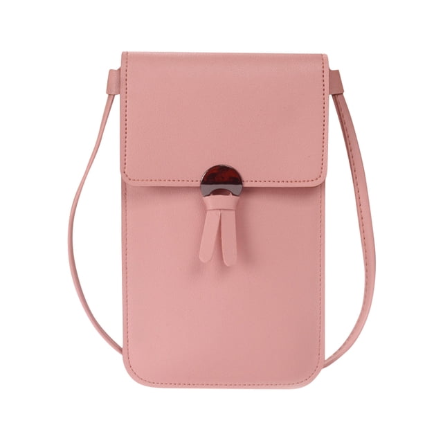 Crossbody Bolsos para Mujeres Dgs Señoras Pantalla Táctil Bolso de Teléfono, Mini Cuero Teléfono Bolso Horizontal, Bolso de Hombro, Cartera con Tarjeta de Crédito Ranura Carteras para Mujeres