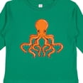 thumbnail image 4 of Inktastic Orange Octopus Boys or Girls Long Sleeve Toddler T-Shirt, 4 of 5