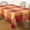 Red & Orange, variant on Saro Lifestyle Thanksgiving Holiday Design Jacquard Cotton Blend Tablecloth
