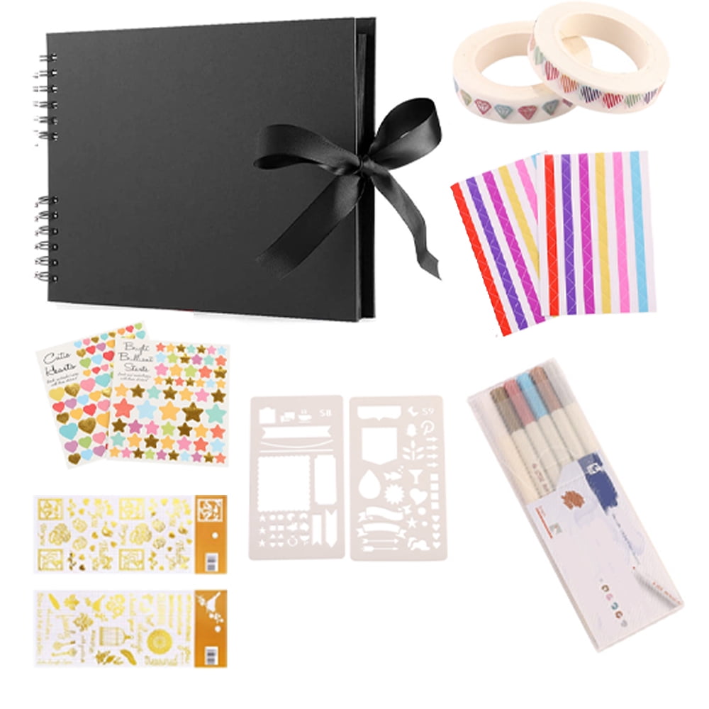 Hot DIY Scrapbooking set Sweet Wedding New Baby Scrapbook Albums DIY  Scrapbook Kit Gift Set, Make Baby/Wedding Album Kit PFB