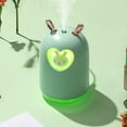 thumbnail image 3 of Lovely Humidifier 300ML Water Tank Ultrasónico Oil Difusor Lámpara LED colorida Humidificador USB para office and home Verde Colco mini humidificador portátil, 3 of 7