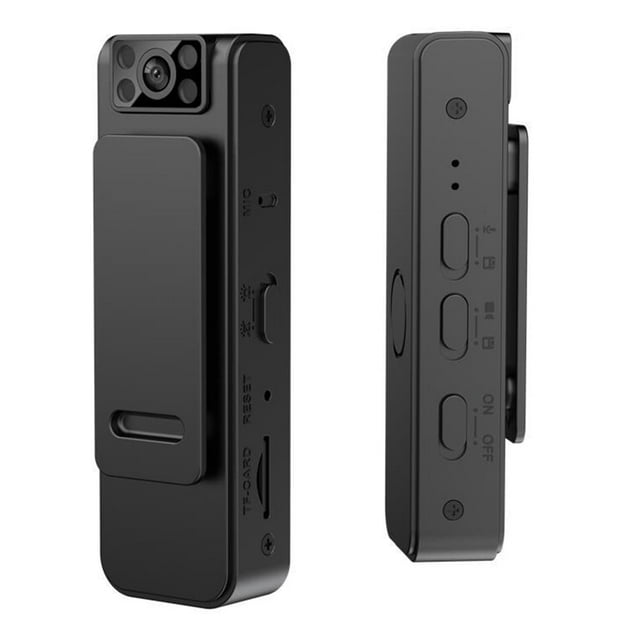 EcoNesxp Wearable Police Camera Surveillance Camera Portable Video Recorder with Audio and Video Recording Function for Civilian Pocket Camera Mini Body Camera Law Enforcement