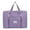 Purple, variant on Vrorvz Foldable Travel Duffle Bag with Easy Carry Strap for Women and Girls Suit for Gym Sports Weekend Trips and As Item on Flights Lightweight Water Resistant