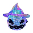 thumbnail image 2 of Opehuo 2025 New LED Prismatic Iridescent Pumpkin Lights,Prismatic Halloween Pumpkin Decor With Witch's Hat,LED Prismatic Iridescent Spooky Pumpkin Lights Decor,Halloween Lights Gift,A, 2 of 9