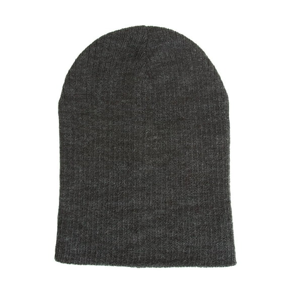 Lightweight Thin Slouch Beanie- Charcoal