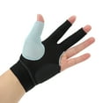 thumbnail image 1 of 3 Finger Billiard Glove, Anti Slip Breathable Pool Glove with High Elasticity for Snooker Cue Sport, Hook and Loop Closure, Unique Palm Grid Design, Mesh Material, 1 of 7