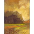 thumbnail image 2 of Larson 25x32 Gold Ornate Wood Framed with Double Matting Museum Art Print Titled - Autumn Forest II, 2 of 4