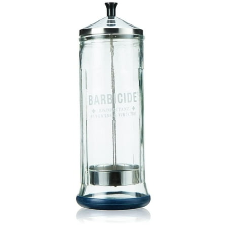 Top Performance Glass Barbicide Soaking Jar for Pets, 37-Ounce