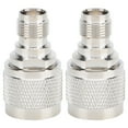 thumbnail image 1 of Gold-plated Portable Durable N Male To TNC Female Adapter, 2Pcs Straight Adapter, Compact, 1 of 8