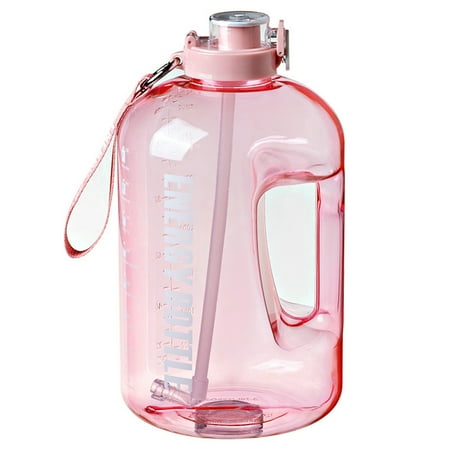 

Wide Mouth Water Bottle with Straw for Hydration