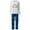 Blue, variant on Matching Family Outfits And Daughter Father And Son Coordinated Casual Wear For Holidays Photoshoot Family Friendly Matching Set For All Seasons