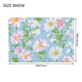thumbnail image 4 of Yayeee Bath Rug for Bathroom Floor Non Slip Rectangle Fluffy Soft Absorbent Mat, 16"x24", Blue Floral, 4 of 7