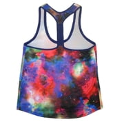 SO Junior Women's Tie-Dye Racerback Athletic Tank (Small)