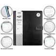 thumbnail image 3 of See it Bigger Monthly Weekly Padfolio Planner (10″ x 6″) Large Black, 15 month, Apr 2025-Jun 2026, 3 of 8