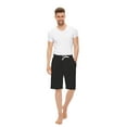 thumbnail image 6 of Tyhengta Men's Casual Cotton Shorts Drawstring Lightweight Summer Beach Shorts, 6 of 7