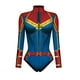 thumbnail image 2 of Body de superhéroe para hombre y mujer, traje de baño de manga larga con estampado 3D de Spiderman, Iron Man, ideal para carnaval, 2 of 4