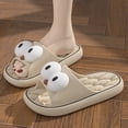 thumbnail image 2 of Zapatilla de pareja de dibujos animados de verano, chanclas informales de suela blanda para interior del hogar, zapatos deslizantes antideslizantes para baño, sandalias de playa al aire libre, 2 of 7