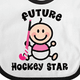 thumbnail image 4 of Inktastic Future Field Hockey Player Baby Girl Girls Baby Bib, 4 of 4
