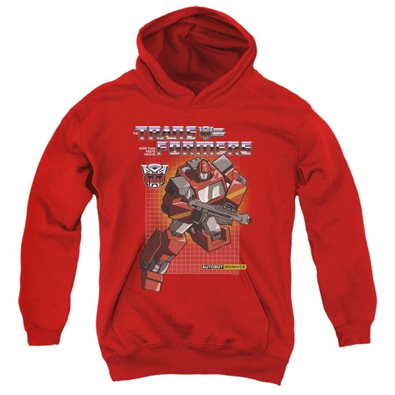 Transformers Ironhide Youth Pullover Hoodie Sweatshirt Red