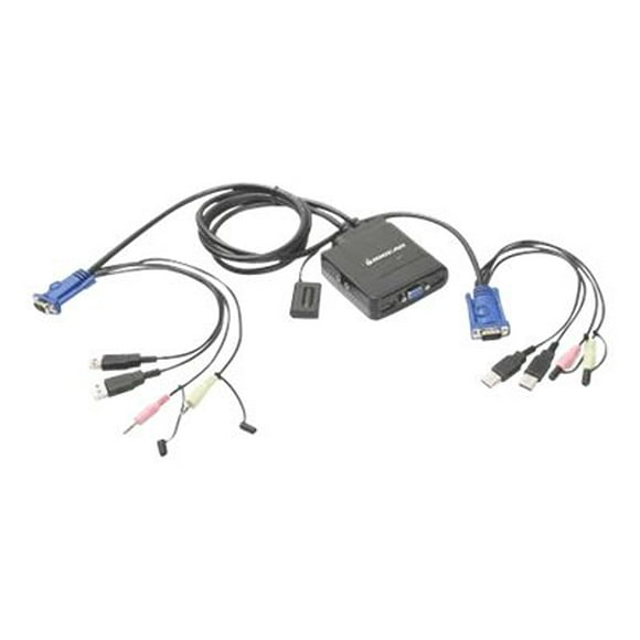 IOGEAR GCS72U - KVM / audio switch - 2 x KVM / audio - 1 local user - desktop