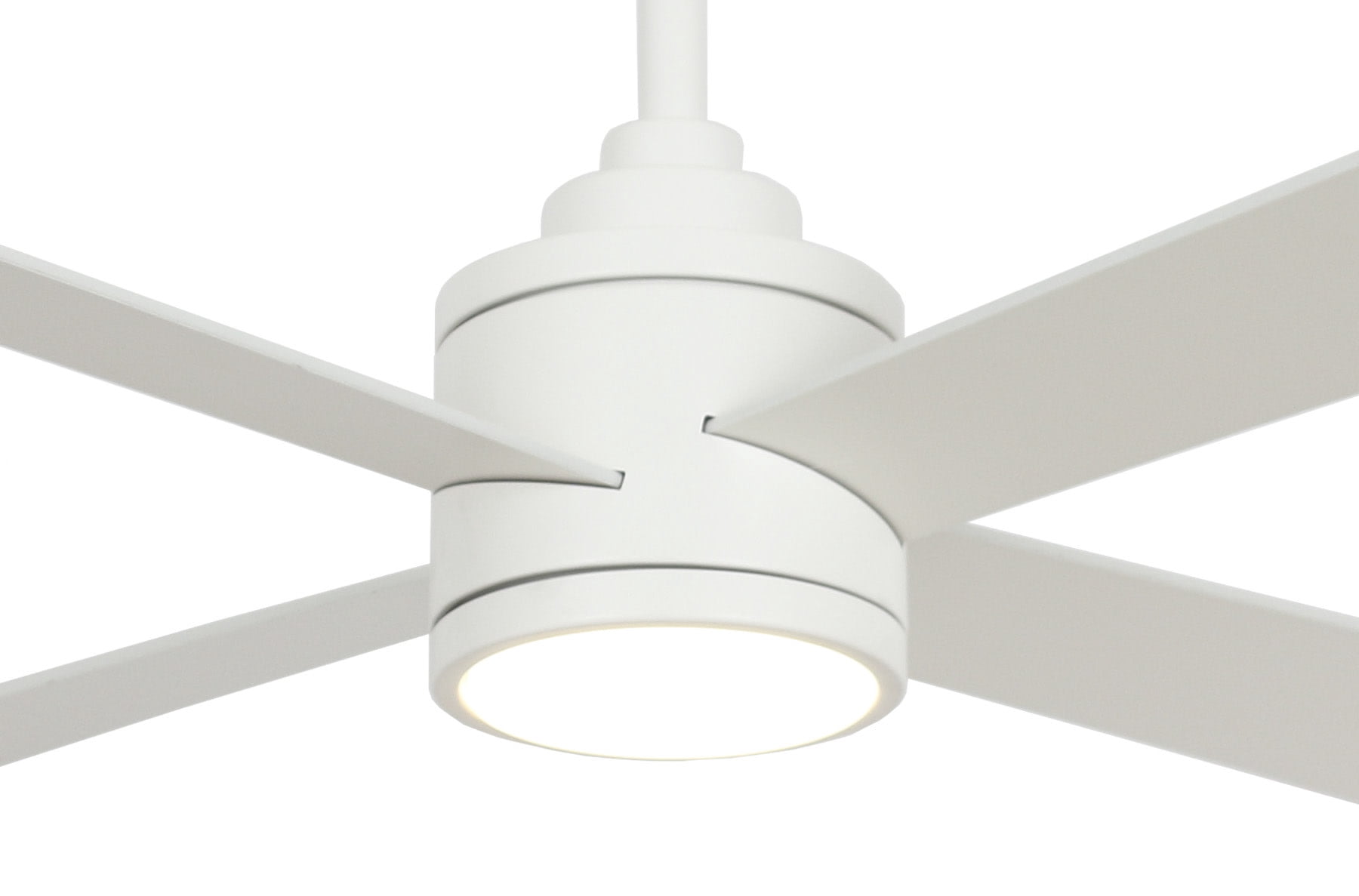 Minkaaire F796L-CL/SBR F796L-CL/SBR 54" 4 Blade Led Indoor Ceiling Fan - Coal / Soft Brass