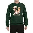 thumbnail image 2 of If It's Not a Golden Retriever It's Just a Dog Gift | Mens Dog Lover Crewneck Graphic Sweatshirt, Forest Green, Small, 2 of 3