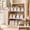 B, variant on Adjustable Shoe Rack Stackable Double Layer Shoe Organizer Space Saving Entryway Bedroom Closet Storage