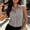 Brown, variant on Women Cotton Gingham Button Down Shirts Slim Fit Sleeveless Blouses Plaid Tops Summer Fashion Clothes S-XXL Brown