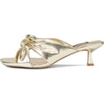 thumbnail image 5 of Nine West Dipa3 Gold Slip On Squared Open Toe Kitten Heeled Fashion Sandals (Gold, 7), 5 of 6