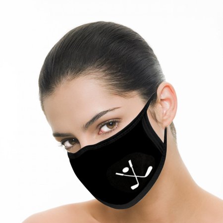 ICQOVD 2Pc Golf Adult Cotton Spunlaced Cloth And Breathable Mask