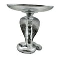 thumbnail image 2 of Estatua de serpiente de resina con bandeja, adorno de cuenco con llavero, escultura de figura moderna Argén, 2 of 9