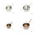 thumbnail image 3 of DSstyles 50ml/100ml Mini Sauce Pan Multi-purpose Corrosion-resistant 304 Stainless Steel Measuring Cups with Hanging Hole Handle, 3 of 8