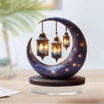 thumbnail image 4 of 2D Acrylic Flat Art Decorative Style Ramadan Lamp, 1 Count Moon Theme Decorative Sunlight Catcher, Suitable for Festive Tabletop Decoration in Homes and Offices, 4 of 6