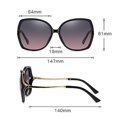 thumbnail image 3 of "Women's Polarized Sunglasses Large Frame Ladies Color Changing Sunglasses", 3 of 3