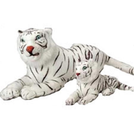 Plush Jumbo Realistic White Tigers Case Pack 2