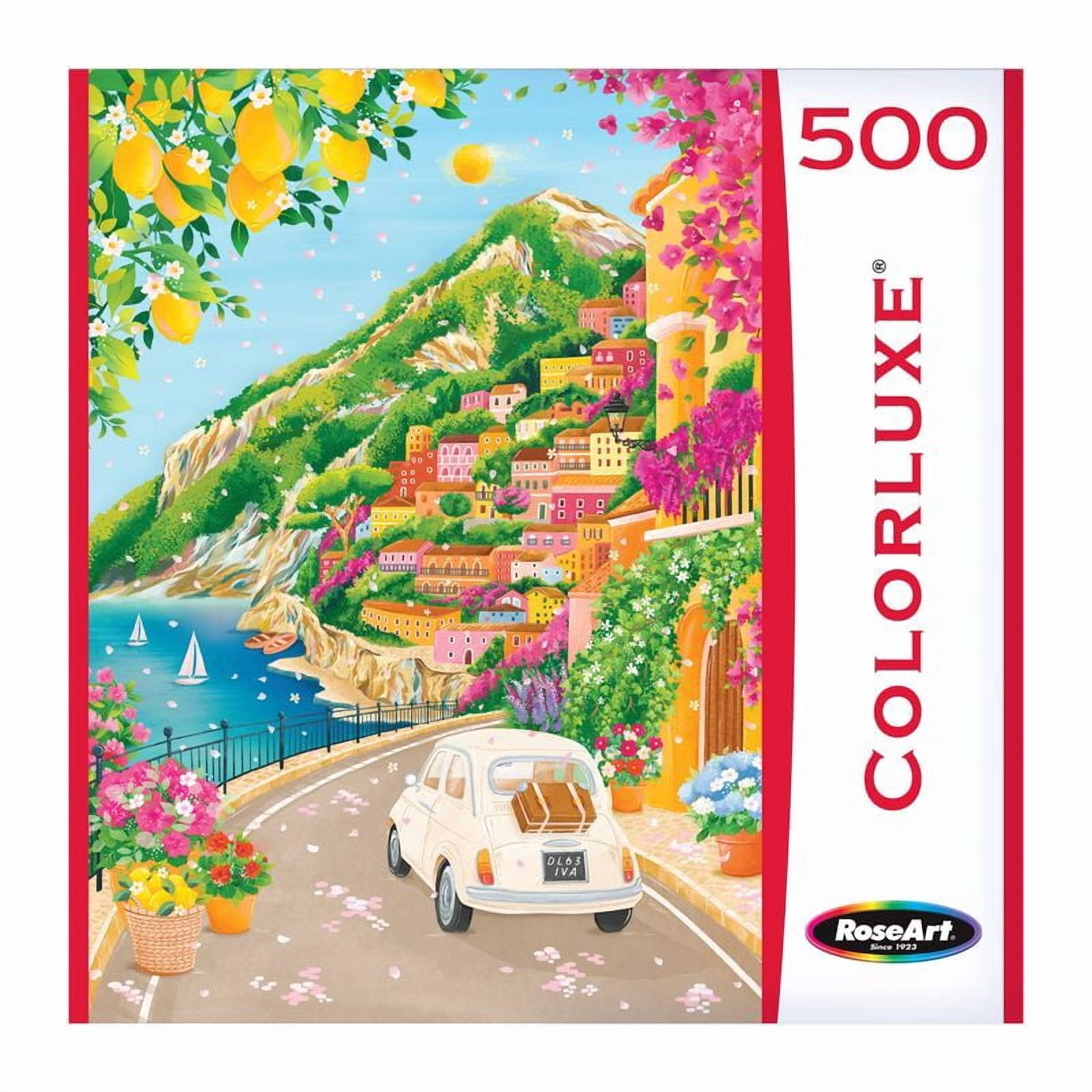 Colorluxe 500 Piece Jigsaw Puzzle 'Positano' - Scenic Italian Coast