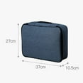 thumbnail image 2 of File Organizer Bags,Document Bag,Home Office Travel Safe Bag with Lock,Multi-Layer Portable Filing Storage for Important File Passport Certificates Legal Documents,navy, 2 of 5
